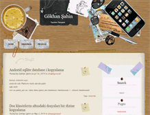 Tablet Screenshot of blog.sahinyazilim.net